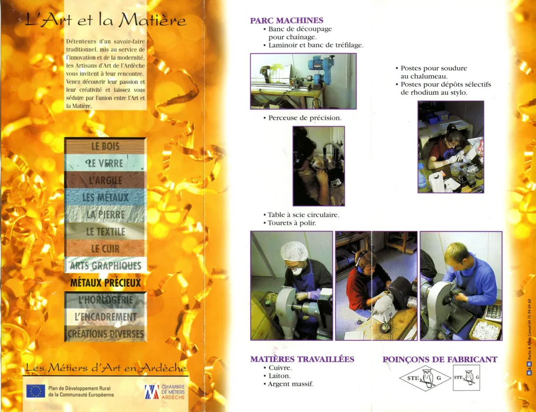 Dépliant GEMTEC (verso)