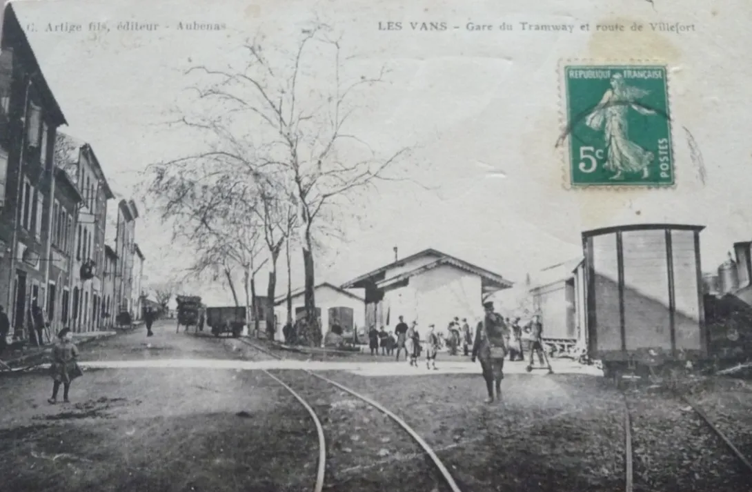 station des VANS en activité (Delcampe)