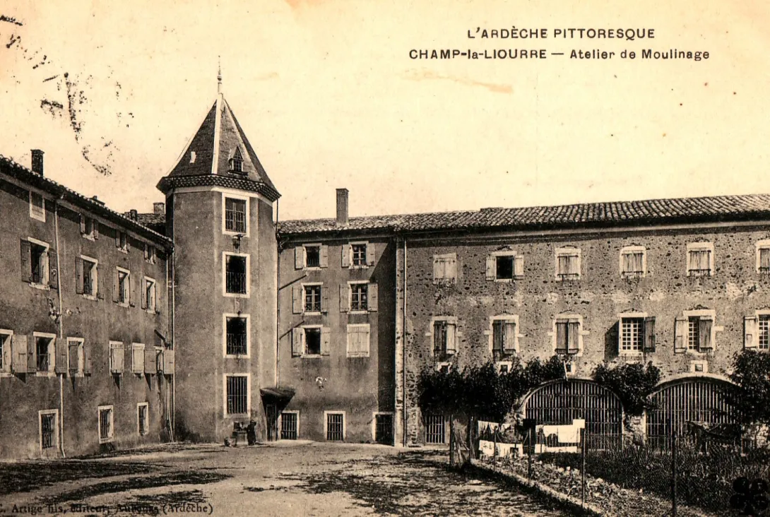 Champ la Lioure, moulinage de la Basse